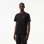 Cotton Jersey Logo Stripe T-shirt