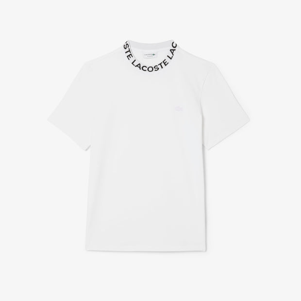 Jacquard Branded Piqué T-shirt