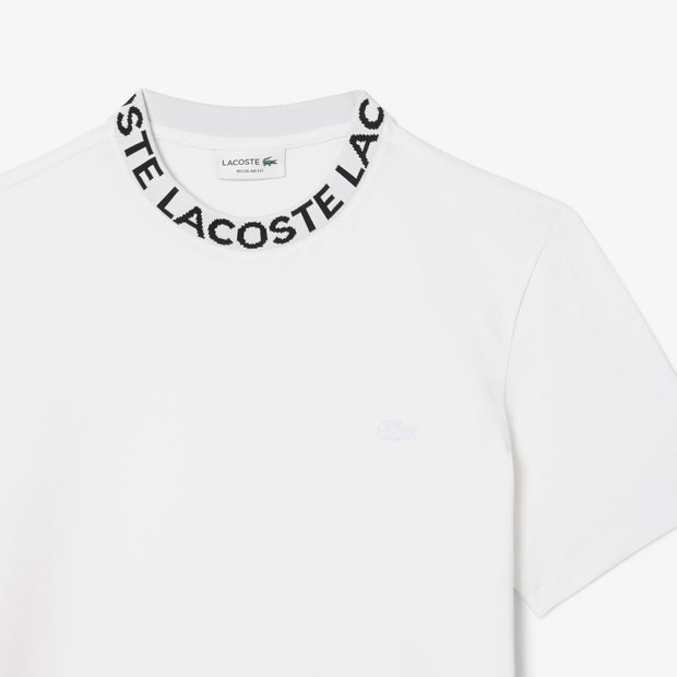 Jacquard Branded Piqué T-shirt