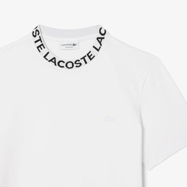 Jacquard Branded Piqué T-shirt