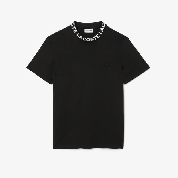 Jacquard Branded Piqué T-shirt
