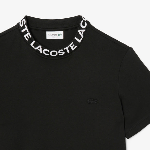 Jacquard Branded Piqué T-shirt