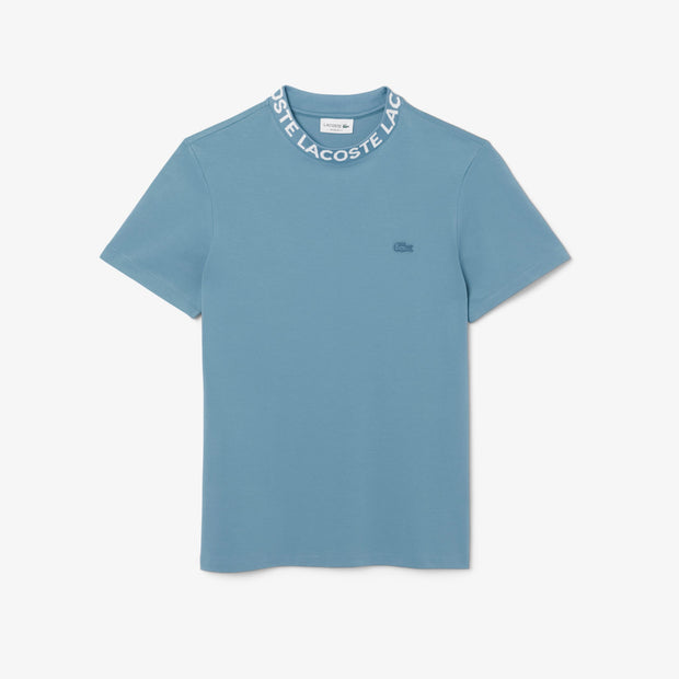 Jacquard Branded Piqué T-shirt