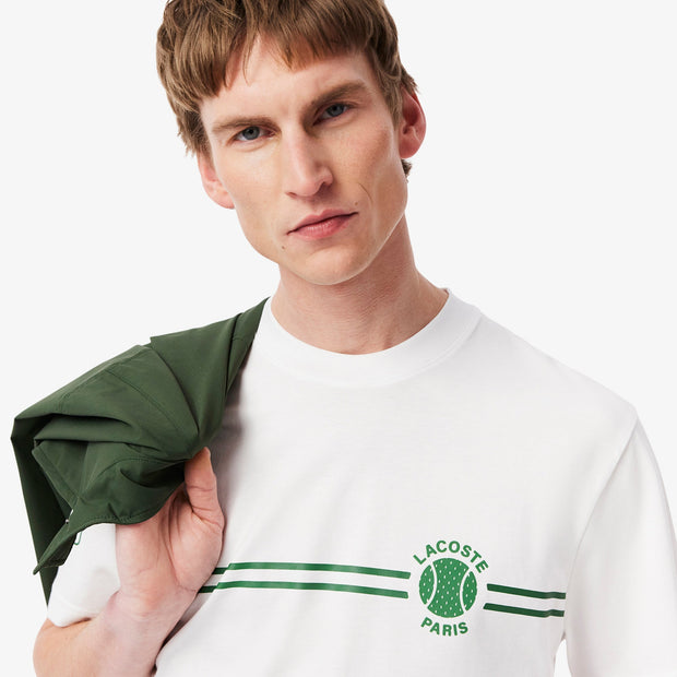 Printed Embroidered Cotton Jersey T-shirt