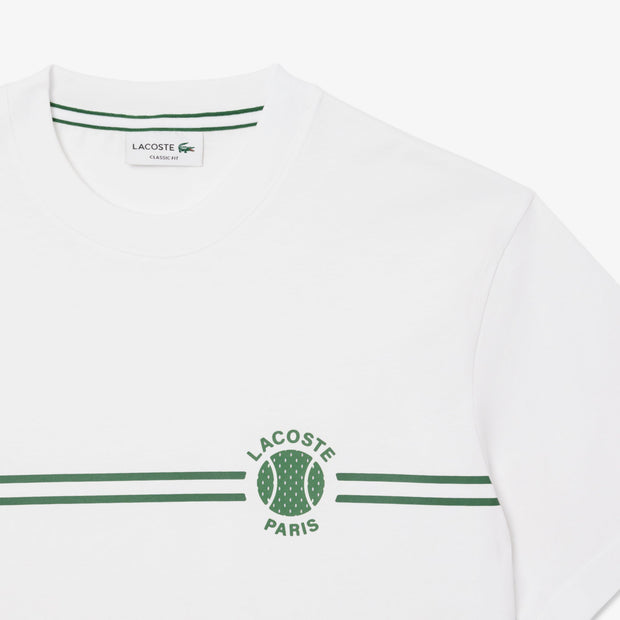 Printed Embroidered Cotton Jersey T-shirt