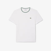 Regular Fit Ribbed Collar Cotton T-Shirt