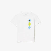 Argyle Print T-shirt