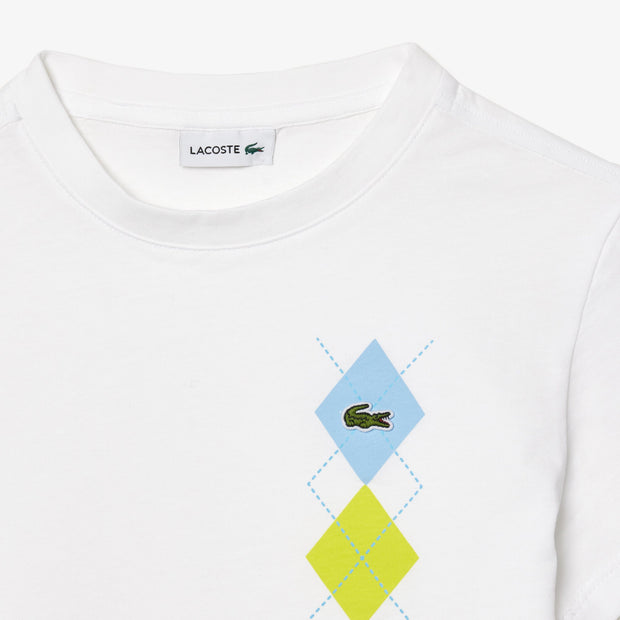 Argyle Print T-shirt