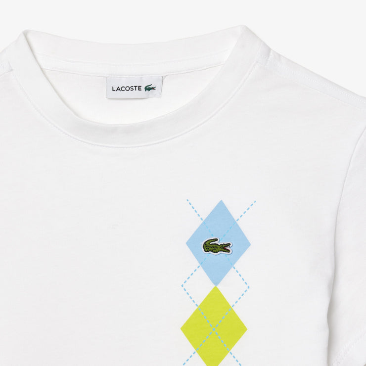 Argyle Print T-shirt