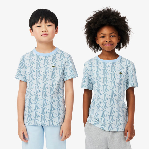 Monogram Print Cotton T-shirt